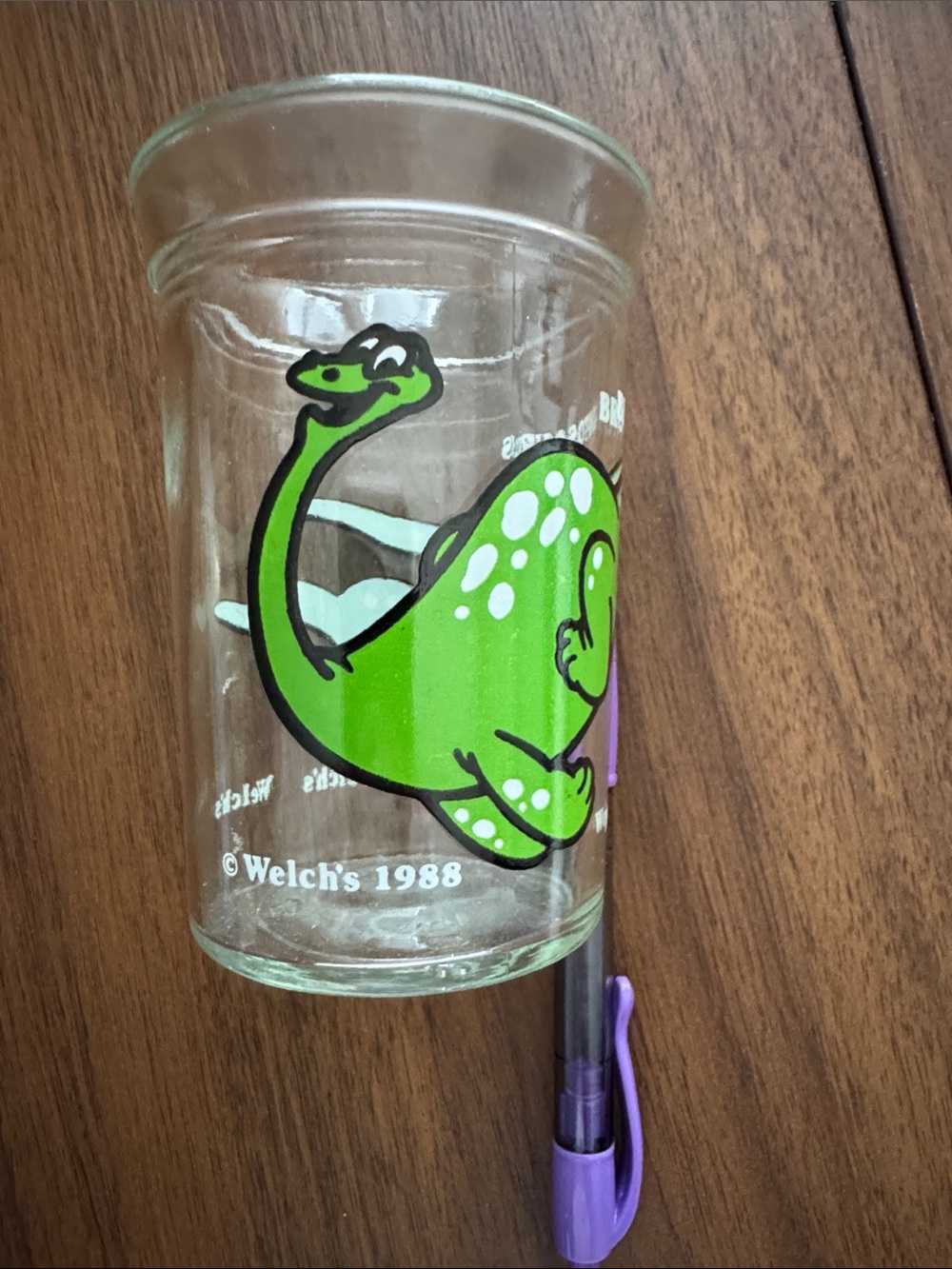 1988 Welch’s Glass Dinosaur Jar